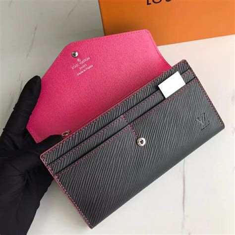 louis vuitton epi leather sarah wallet|louis vuitton small zippy wallet.